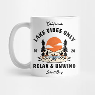 Lake Vibes Only: Relax & Unwind - Serene Lakeside Design Mug